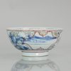 0619 Very rare En Grisaille. Amsterdam Bont bowl with a landscape