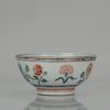 0661 Lovely Amsterdam Bont bowl with a rare scene of of flowers in famille rose - Image 9