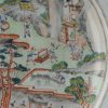0795 A 18th c mandarin pallette plate with a nice procession scene Qianlong - Image 8