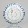 0691 A nice Kangxi period lobed dish with floral scene and shape - Image 3