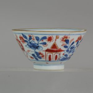 0592 Small conical British Bont Bowl, typical red color