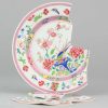 0270. Chinese Porcelain Famille Rose plate, paradise bird in garden.