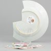 0270. Chinese Porcelain Famille Rose plate, paradise bird in garden. - Image 3