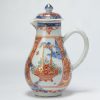 0841. Antique Chinese Kangxi/Yongzheng Jug wit landscape and added European Decoration - Image 5