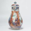 0841. Antique Chinese Kangxi/Yongzheng Jug wit landscape and added European Decoration - Image 4