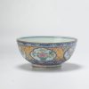 0830 Antique Chinese Porcelain bowl with a very Rare Famille Rose Amsterdam Bont decoration Rooster - Image 11