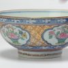 0830 Antique Chinese Porcelain bowl with a very Rare Famille Rose Amsterdam Bont decoration Rooster - Image 8