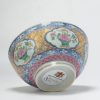 0830 Antique Chinese Porcelain bowl with a very Rare Famille Rose Amsterdam Bont decoration Rooster - Image 7