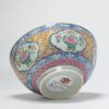 0830 Antique Chinese Porcelain bowl with a very Rare Famille Rose Amsterdam Bont decoration Rooster - Image 6