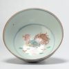 0830 Antique Chinese Porcelain bowl with a very Rare Famille Rose Amsterdam Bont decoration Rooster - Image 5