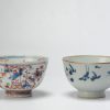 0835 & 0836 Antique Chinese Kangxi bowl with European Decoration on a bowl with fishes - Image 6