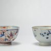 0835 & 0836 Antique Chinese Kangxi bowl with European Decoration on a bowl with fishes - Image 5