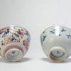 0835 & 0836 Antique Chinese Kangxi bowl with European Decoration on a bowl with fishes - Image 3