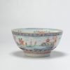 0824 Antique Chinese Porcelain Anhau bowl with an Amsterdam Bont decoration with a landscape