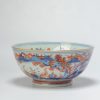0858 Antique Chinese Porcelain bowl with an Amsterdam Bont decoration with a landscape - Image 6