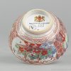 0333. Amsterdams Bont bowl. blue and white china, decorated in Europe. Original bowl has a blue white flower and border decoration - Image 3