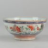 0323. Amsterdams Bont bowl. Blue and white china, decorated in Europe. Decoration contains flowers and roosters. - Image 3