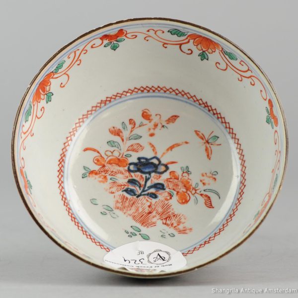 0324. Amsterdams Bont bowl. Blue and white china, decorated in Europe. - Image 3