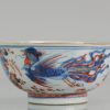 0555 Fenghuang Bowl with Amsterdam Bont Imari Decoration. Hightened with gold and with de