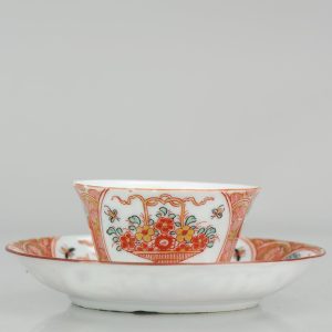 0514 Superb Kangxi Eggshell cup And Saucer decorated in Holland