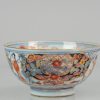 0562 Very unsual Amsterdam Bont bowl with black decoration on a Chine blue and White Fenghuang bowl. - Image 7
