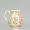 0456 Very unsual jug with typical European decoration. Most likely a Chinese Dehua blank - Image 2