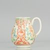 0456 Very unsual jug with typical European decoration. Most likely a Chinese Dehua blank