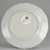 0145 Lovely armorial plate with rare meissen inspired scene. . Qing Dynasty - Image 3