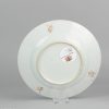 0236. Very nice decorated famille rose plate. Scene of flowers and coins. - Image 3