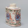 0876 ca 1730 Yongzheng Verte teacaddy. Very nice version of Amsterdam Bont - Image 7