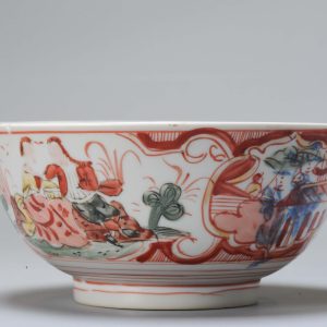 0905 A Chinese Porcelain Bowl with Dutch decoration Amsterdam Bont