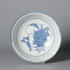 0934 A Very nice Ming bowl. Kosometsuke decorated with two vases