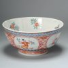 0878 Very rare Chinese Porcelain Bowl with Dutch decoration Amsterdam Bont. Unusual with a figural scene - Image 8