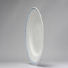 1073 A nice 18th c dish  with overglaze blue and Anhua. Chinese Yongzheng - Image 12