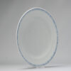 1073 A nice 18th c dish  with overglaze blue and Anhua. Chinese Yongzheng - Image 4