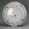 0759 Lovely cobalt blue plate and gold Kangxi Three friends of winter plate Very much in Ming style - Image 3