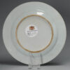 1081 Antique Chinese porcelain plate with Amsterdam Bont Pineapple - Image 7