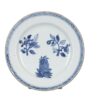 1081 Antique Chinese porcelain plate with Amsterdam Bont Pineapple - Image 8