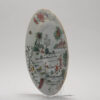 1157 Antique Chinese porcelain Stag Hunt Plate with rare Amsterdam Bont Decoration - Image 12
