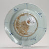 1144 Lovely Rare Ming Kraak Deer dish. Warped in the kiln - Image 8