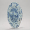 1144 Lovely Rare Ming Kraak Deer dish. Warped in the kiln - Image 4