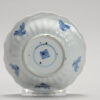 1153 Lovely Kangxi or Yongzheng Blue and White Dish With Interesting Decoration - Image 8