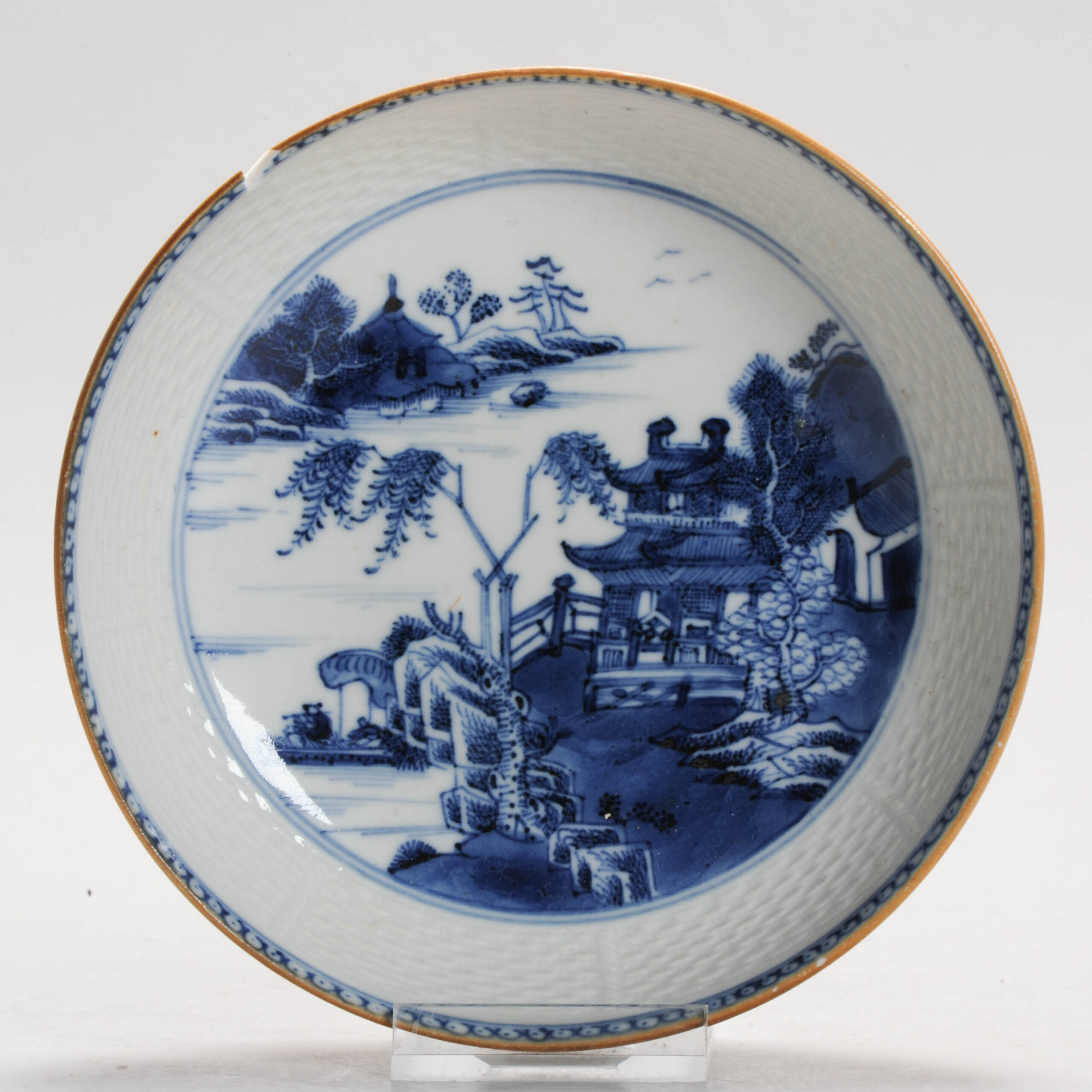 1162 Lovely Qianlong Blue and White Dish With with Super Quality