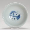 1185 A Chinese porcelain Ming Blue and White bowl with Xieyi Landscape - Image 4