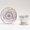 1251 A Lovely Tea Bowl and Saucer. Painted in Europe on a Chinese blue and white. London Decorated - Image 5