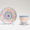 1251 A Lovely Tea Bowl and Saucer. Painted in Europe on a Chinese blue and white. London Decorated - Image 4