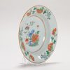 1273 A Famille Rose Small porridge plate with a scene of flowers - Image 5