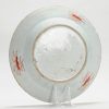 1303 Redecorated Qianlong Plate with overglaze European Decoration of Fishes - Image 9