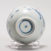 1323  Bowl Late Ming / Transitional Scene of a Waterdragon - Image 3