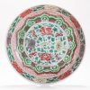 1325 Very Good Kangxi Dish With a Lotus Floral Scene and Unmarked Base